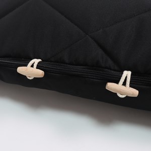 Chancelière en laine avec capuche souris