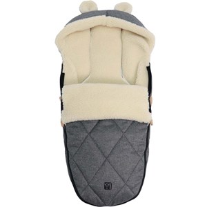 Chancelière en laine avec capuche souris