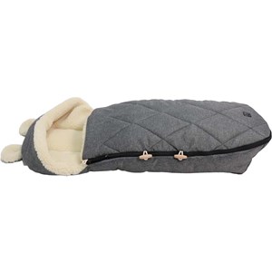 Chancelière en laine avec capuche souris