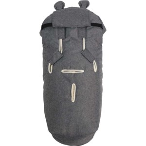 Chancelière en laine avec capuche souris