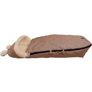 Chancelière en laine avec capuche souris