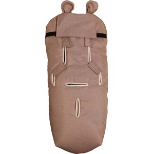 Chancelière en laine avec capuche souris