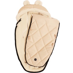 Chancelière en laine avec capuche souris