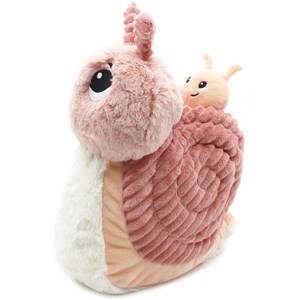 Peluche speedou l'escargot maman et bébé