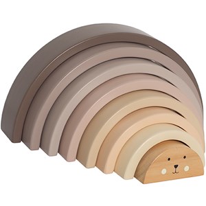 Arc en ciel en bois à empiler