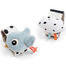 Lot de 2 bracelets hochets