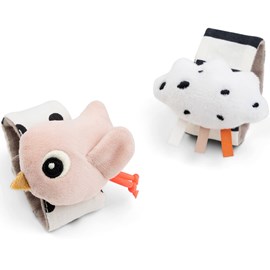 Lot de 2 bracelets hochets