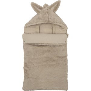 Nid d'ange passe sangle angora et gaze de coton beige (0-6 mois)