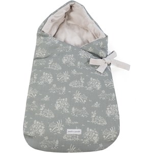Nid d'ange avec capuche toile de jouy forest