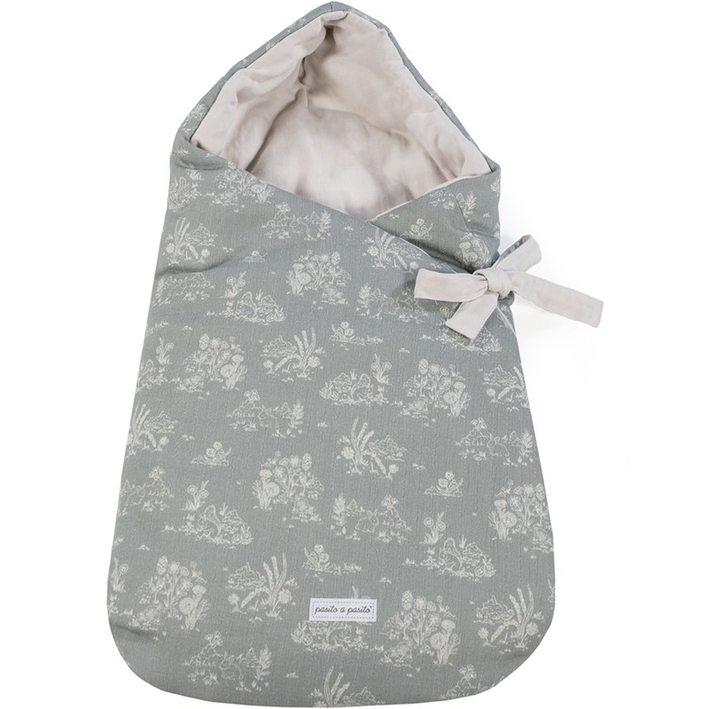 Nid d'ange avec capuche toile de jouy forest