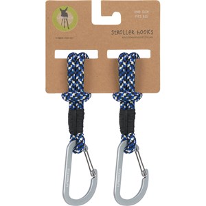 Lot de 2 crochets attaches poussettes