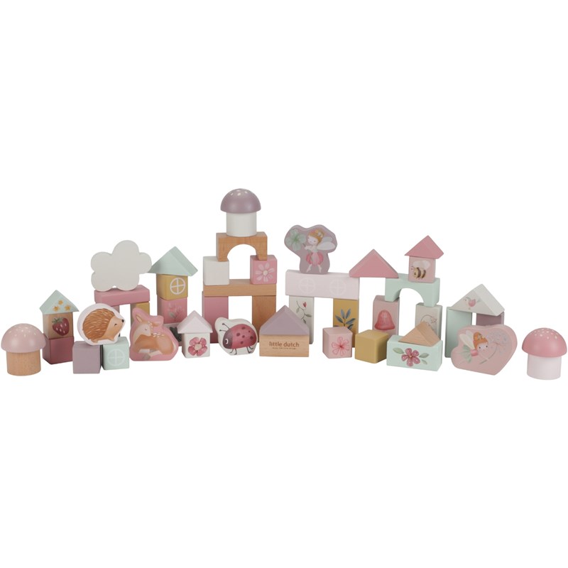Blocs de construction en bois fsc fairy friends