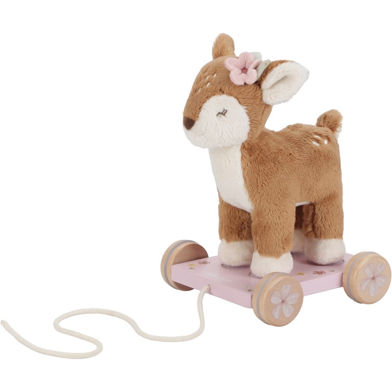 Peluche à tirer faon