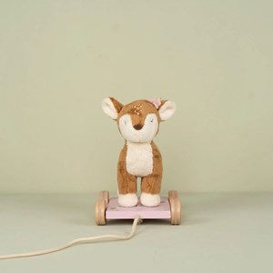 Peluche à tirer faon