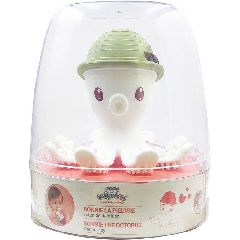 Bonnie la pieuvre de dentition vert kaki (BabyToLove) - Image 1
