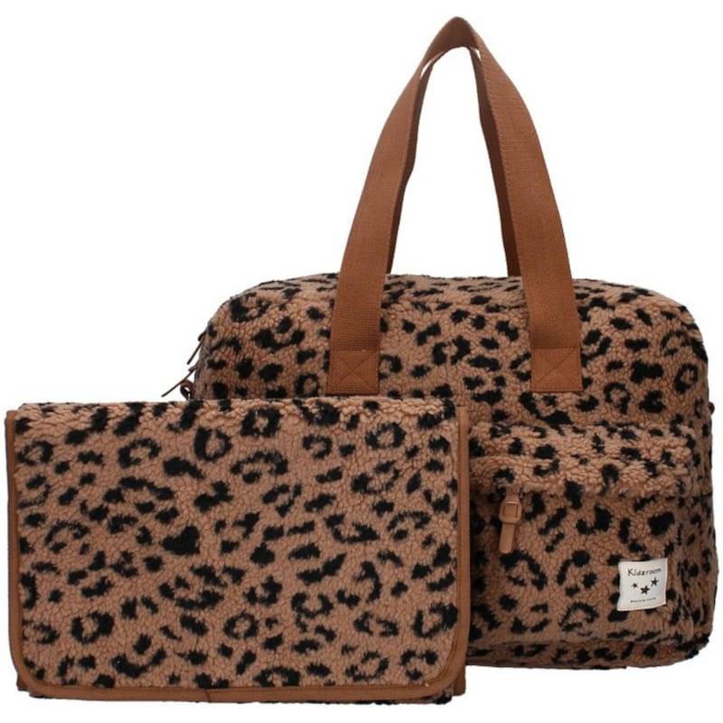 Sac à langer sherpa léopard (Kidzroom) - Image 1