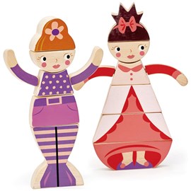 Jeu à empiler princesses et sirènes