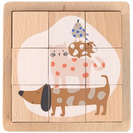 Cube puzzle en bois little mateys