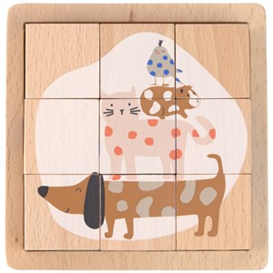 Cube puzzle en bois little mateys
