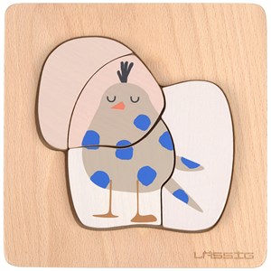 Puzzle en bois 2 pièces little mateys