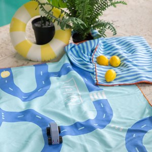 Serviette de plage 2 en 1