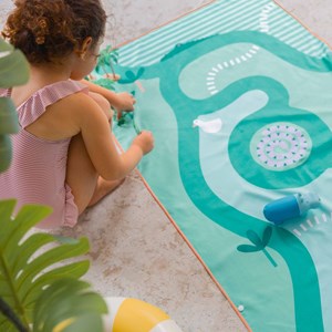 Serviette de plage 2 en 1