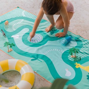 Serviette de plage 2 en 1