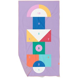 Serviette de plage 2 en 1 marelle (180 x 100 cm)