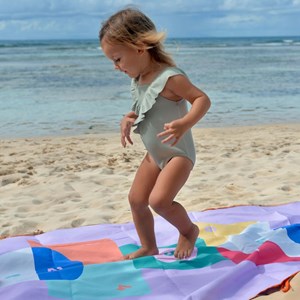 Serviette de plage 2 en 1