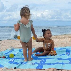 Serviette de plage 2 en 1