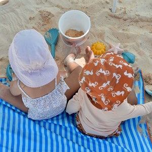 Serviette de plage 2 en 1