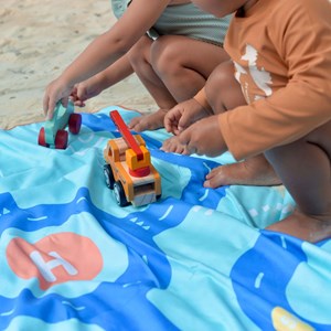 Serviette de plage 2 en 1