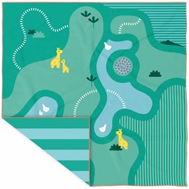 Serviette de plage 2 en 1