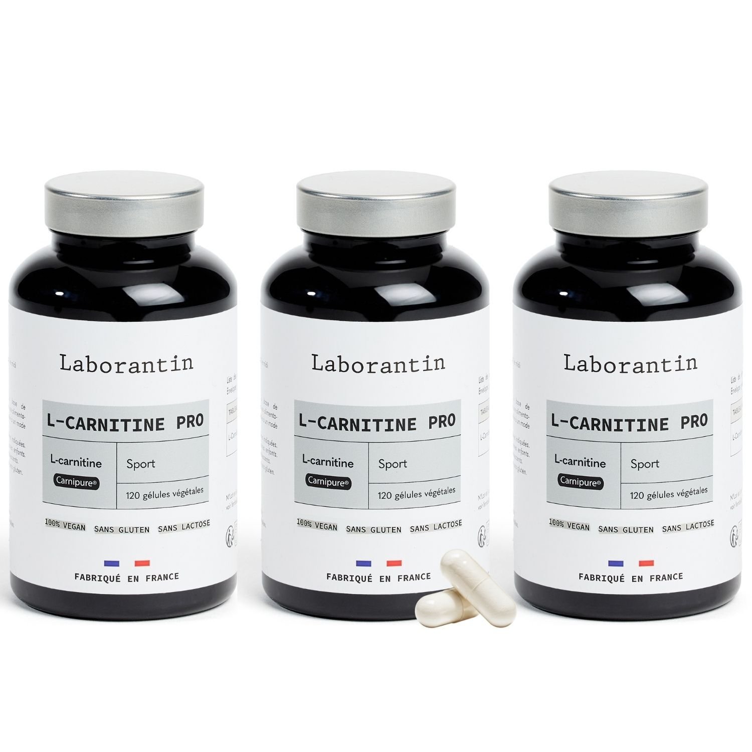complments de l-carnitine Glules - Brle les graisses pendant l'effort L-Carnitine NutriLife Shop