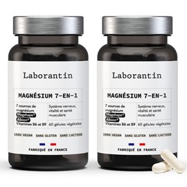 Magnésium 7-en-1 - breveté - cure 2 mois