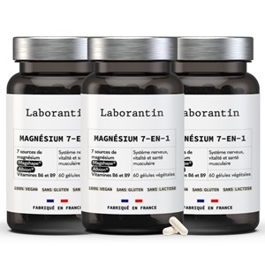 Magnésium 7-en-1 - breveté - cure 3 mois
