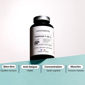 Magnésium 7-en-1 - breveté - cure 3 mois