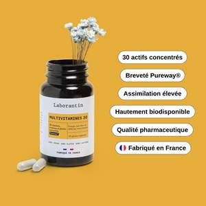 Multivitamines 30 breveté - cure 1 mois