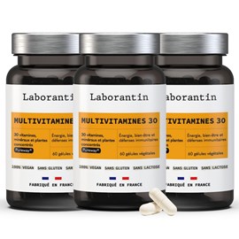 Multivitamines 30 breveté - cure 3 mois