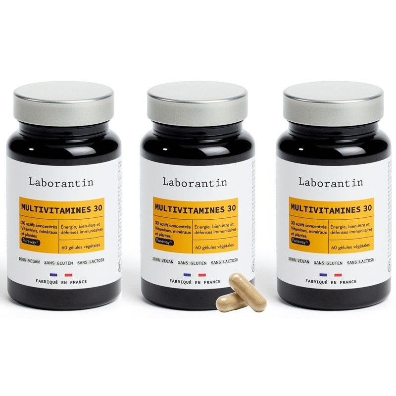Laborantin - Multivitamines 30 breveté - cure 3 mois
