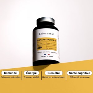 Multivitamines 30 breveté - cure 3 mois