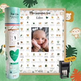 Cadre affiche mes premières fois lion