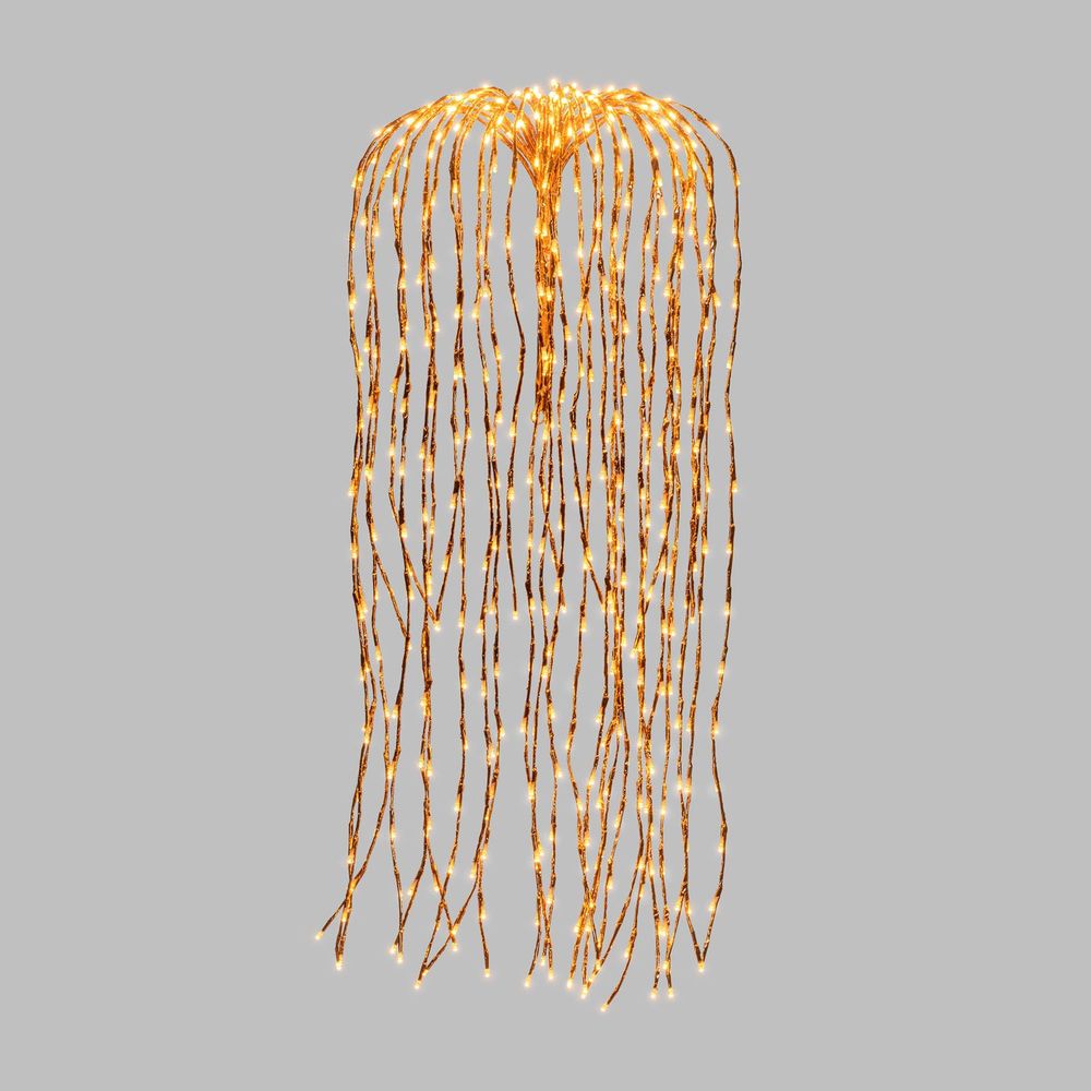 Lot De 4 Branches Lumineuses Avec Minuteur, Alimentation USB Et Piles, 74 Cm, 80 LED En Forme De Brindilles De Saule, 8 Modes à Distance, Pour Décoration De La Maison, Blanc Chaud