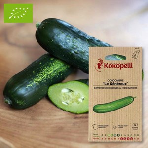 Concombre le généreux- graines bio à sem