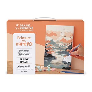 Peinture graine creative orange