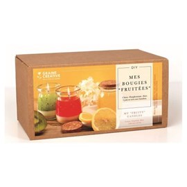 Coffret diy bougie fruite