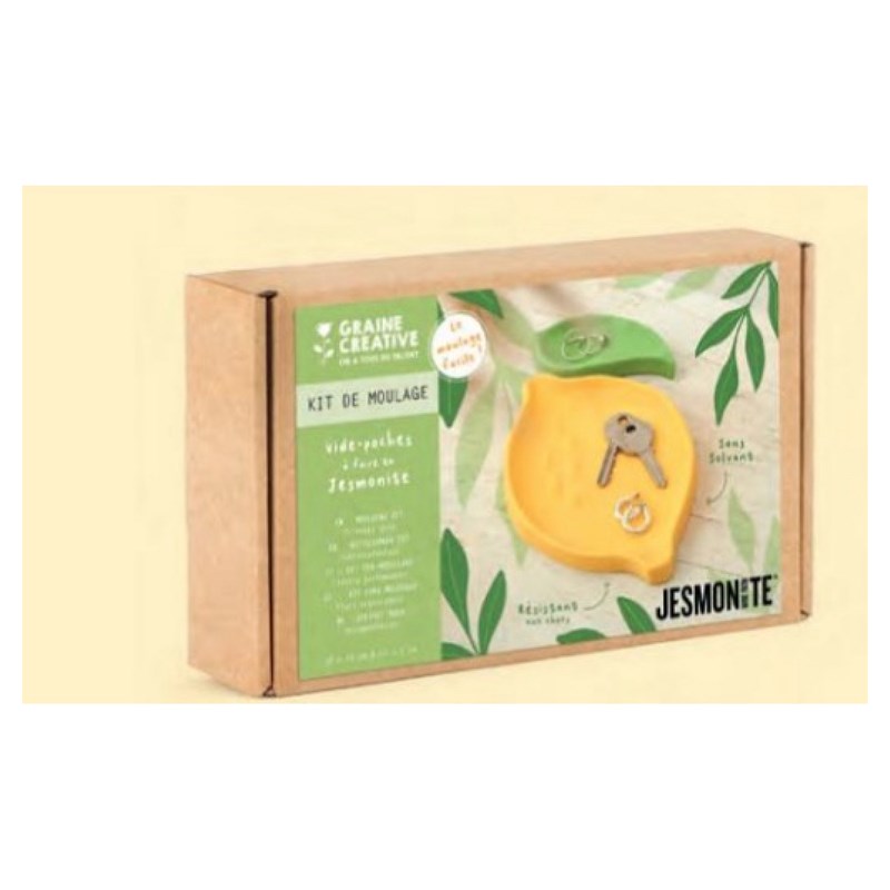 Graine créative - Kit jesmonite vide poches citron