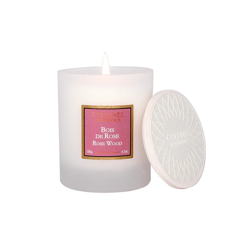Bougie parfumée bois de rose