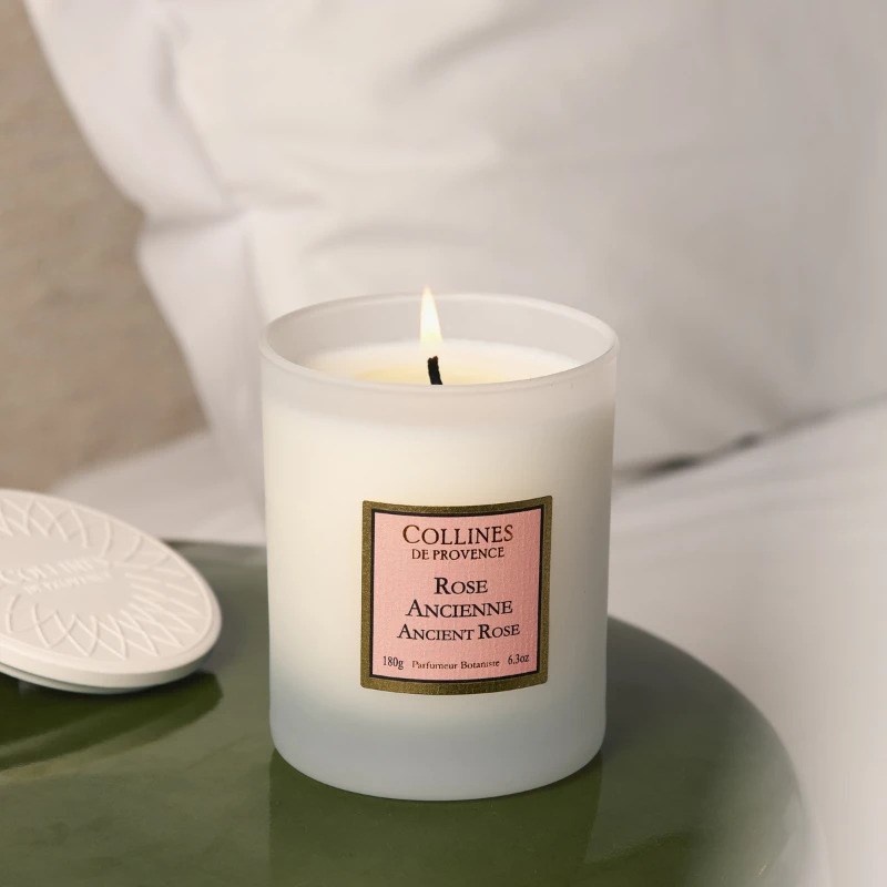 Bougie parfumée rose ancienne