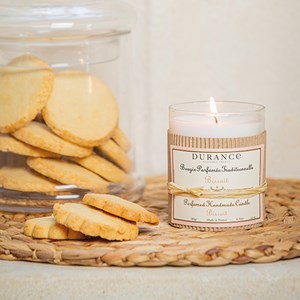 Bougie parfumée biscuit